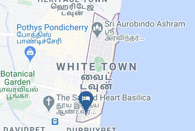 White Town - Hotel De Petit Maps
