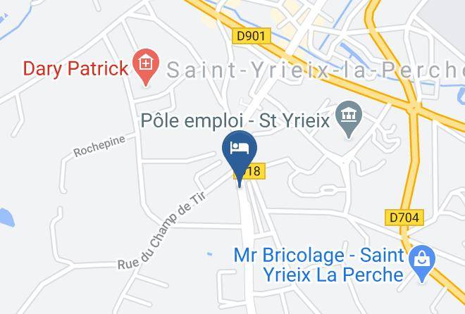 Haute Vienne - Hotel De Platanes Maps