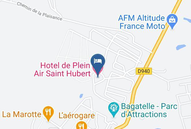 Pas De Calais - Hotel De Plein Air Saint Hubert Maps