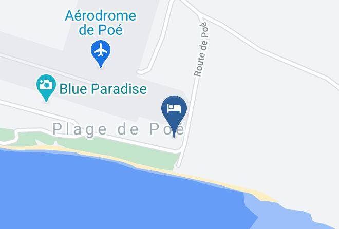 Bourail - Hotel De Poe Maps
