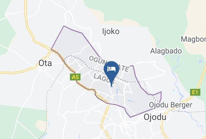 Ifakoijaye - Hotel De Roma Maps