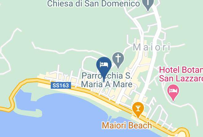 Salerno - Hotel De Rosa Maiori Maps