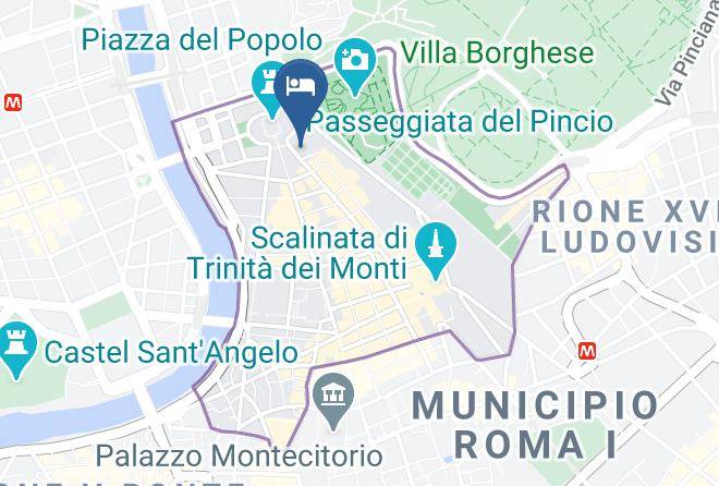 Rome - Hotel De Russie Maps