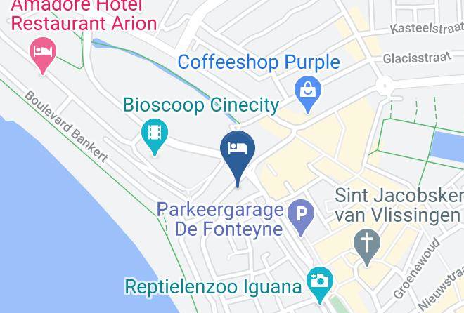 Vlissingen - Hotel De Ruyter Maps