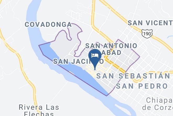 Chiapa Dezo - Hotel De Santiago Maps