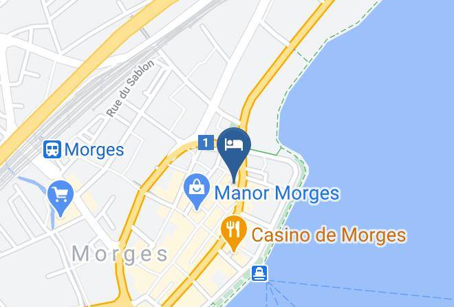 Morges - Hotel De Savoie Maps