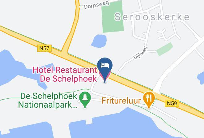 Schouwen Duiveland - Hotel Restaurant De Schelphoek Maps