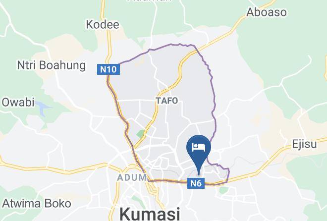 Kumasi - Hotel De Semanhyia Maps