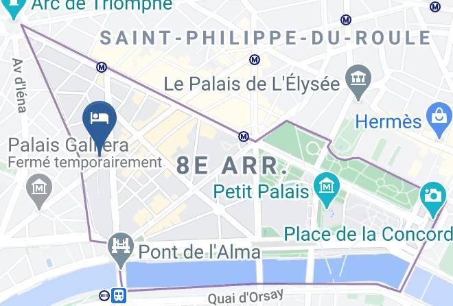 Paris - Hotel De Sers Maps