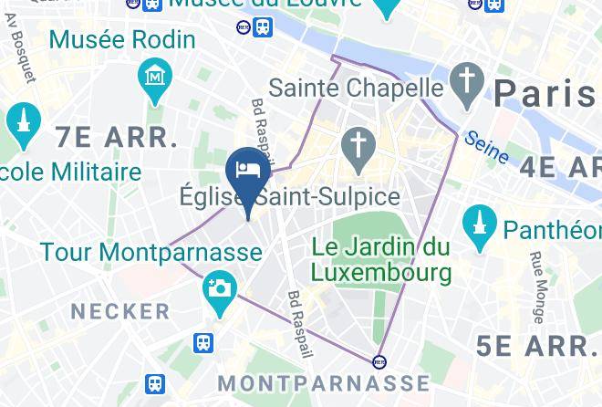 Paris - Hotel De Sevres Maps