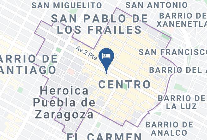 Heroica Puebla De Zaragoza Puebla - Hotel De Talavera Maps