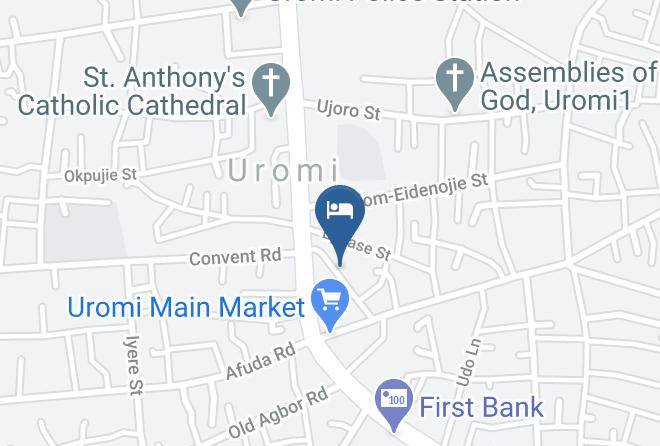 Uromi - Hotel De Tonero Maps