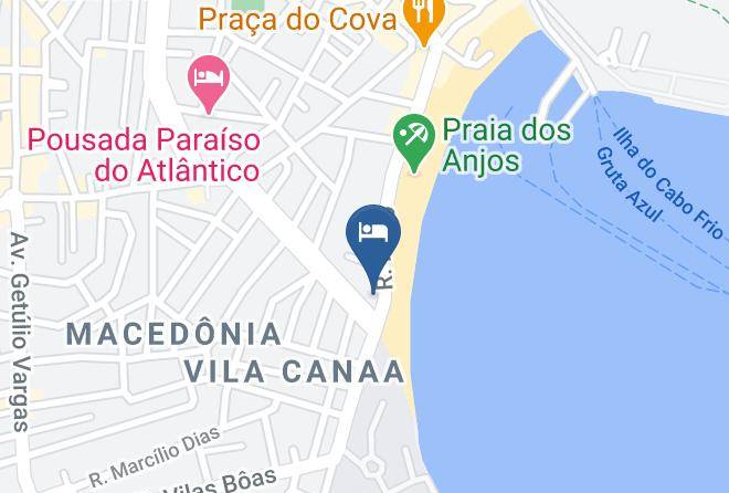 Arraial Do Cabo - Hotel De Transito A Ressurgencia Maps