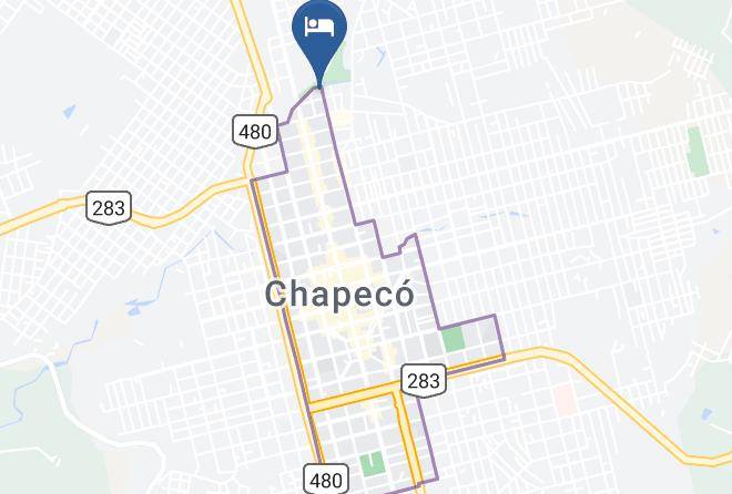 Chapeco - Hotel De Transito Abepom Maps