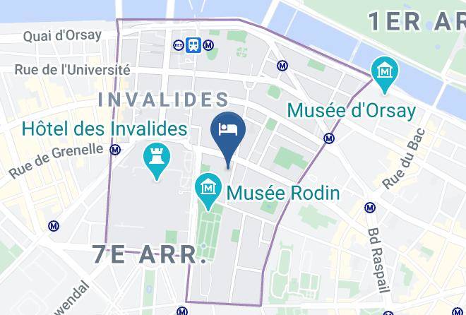 Paris - Hotel De Varenne Maps