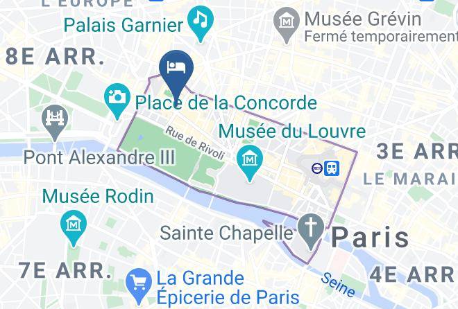 Paris - Hotel De Vendome Maps