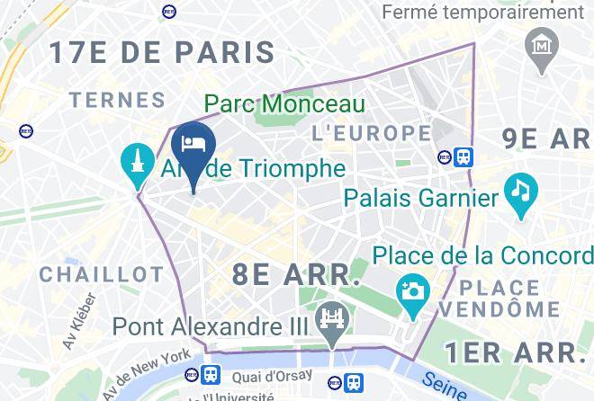 Paris - Hotel De Vigny Maps