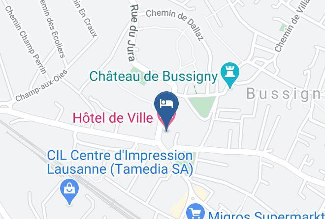Ouest Lausannois District - Hotel De Ville Maps