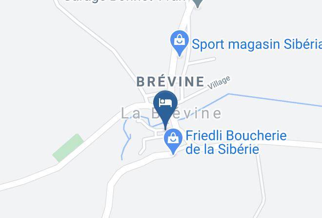 Hotel De Ville De La Brevine Sarl Map