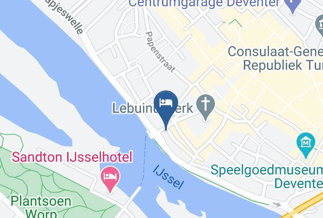 Deventer - Hotel De Vischpoorte Maps