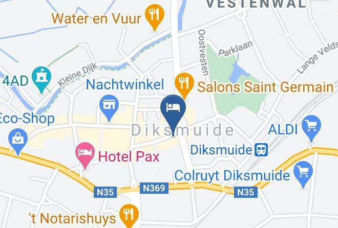 West Flanders - Hotel De Vrede Maps
