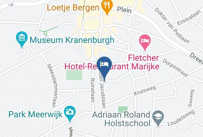 Bergen - Hotel De Waag Maps