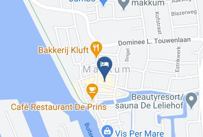 Sudwest Fryslan - Hotel & Pannenkoekenhuis De Waag Maps
