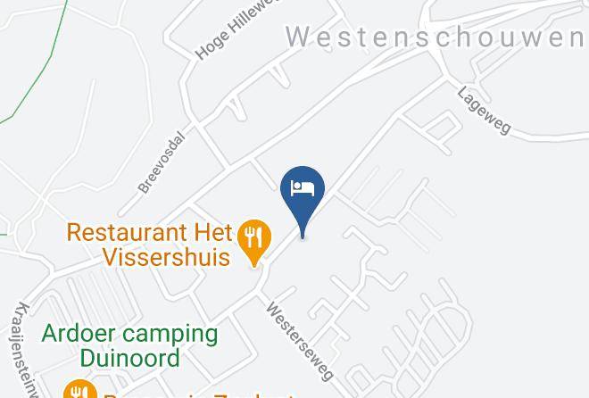 Schouwen Duiveland - Hotel De Zilvermeeuw Niederlande Maps