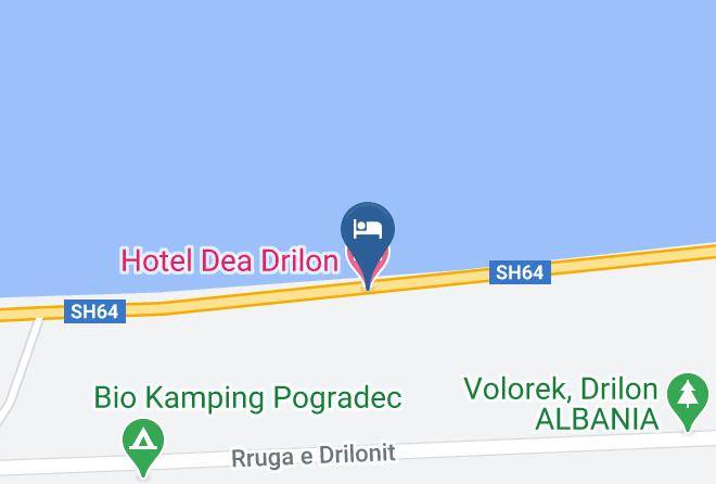Pogradec - Hotel Dea Drilon Maps