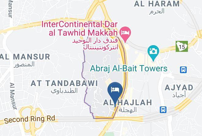 Mecca - Hotel Deafat Al Rajaa Maps