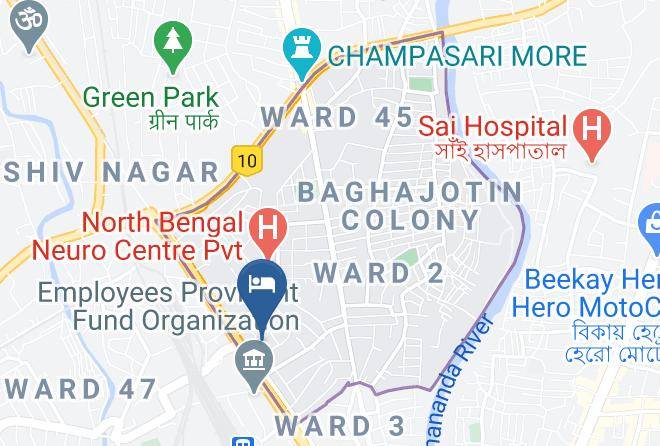 Siliguri - Hotel Debjyoti Maps