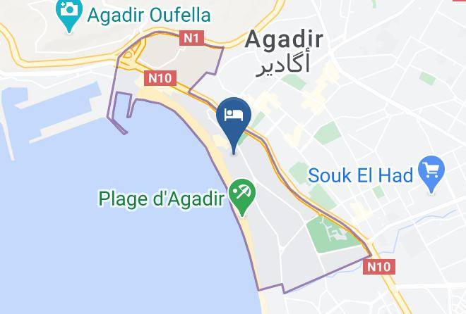 Agadir - Hotel Royal Tafoukt Maps