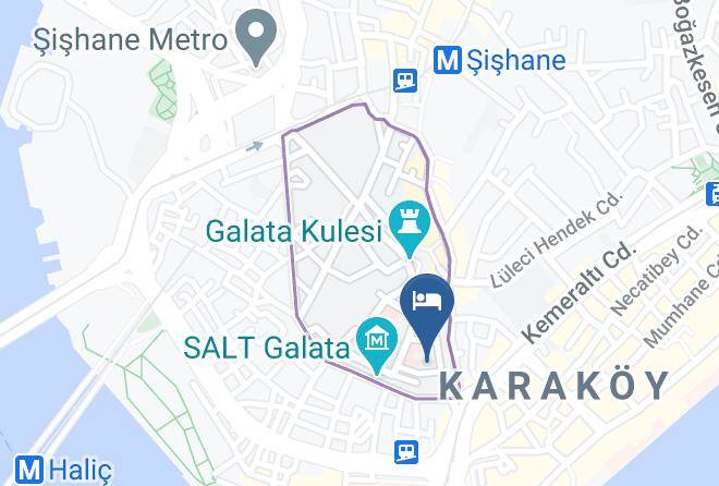 Beyoglu - Hotel Decamondo Maps