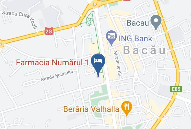 Bacau - Hotel Decebal Maps