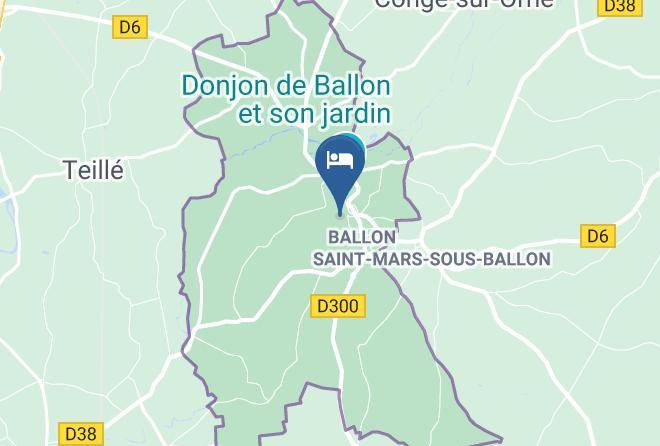 Sarthe - Hotel Deco'lia Maps