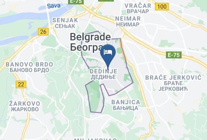 Belgrade City - Konak Hotel Dedinje Beograd Maps