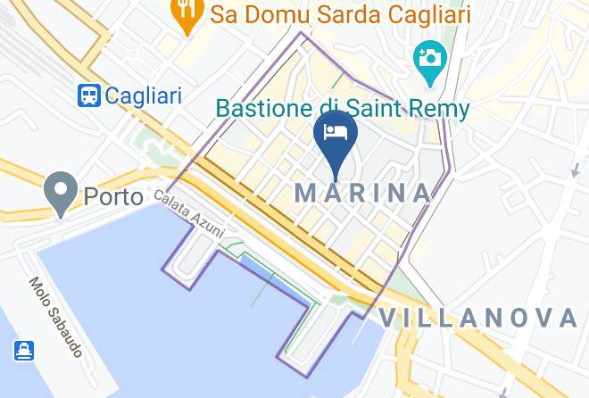 Cagliari - Hotel Dedoni Maps