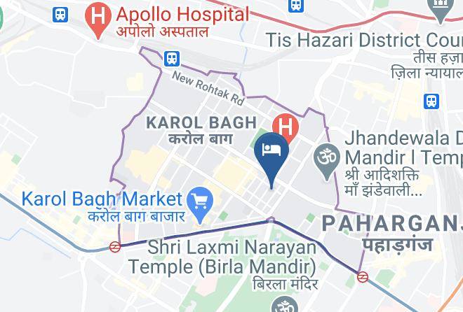Karol Bagh - Hotel Deep Palace Maps