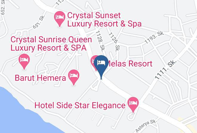 Defne Star Otel Map