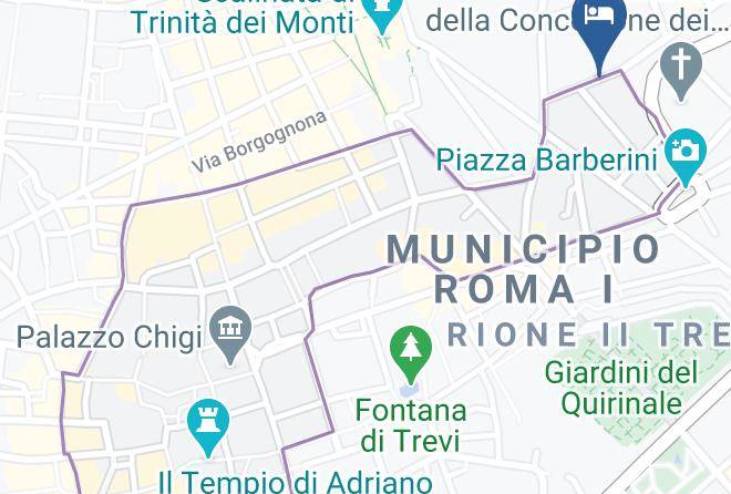 Rome - Hotel Degli Artisti Maps