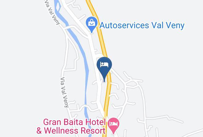 Aosta - Hotel Dei Camosci Maps