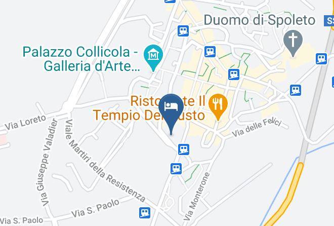 Perugia - Hotel Dei Duchi Spoleto Maps