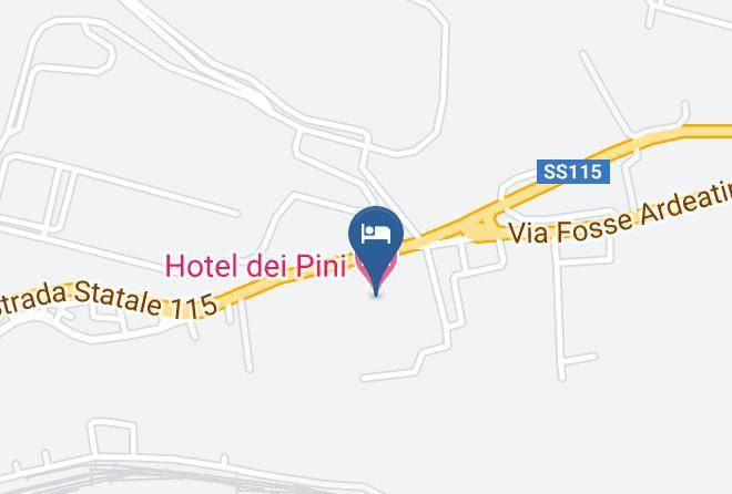 Agrigento - Hotel Dei Pini Maps