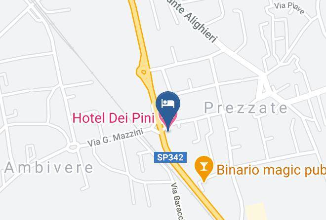 Bergamo - Hotel Dei Pini Maps