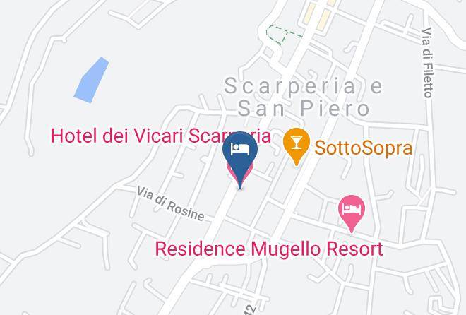Florence - Hotel Dei Vicari Scarperia Maps