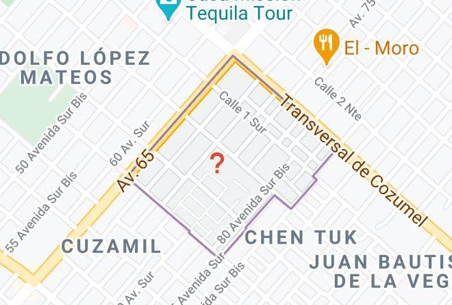 Cozumel - Hotel Deja Blue Maps