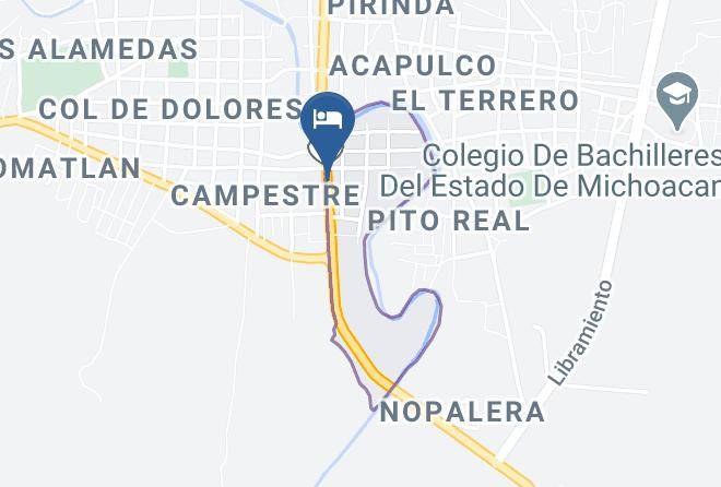 Huetamo - Hotel Del Angel Maps