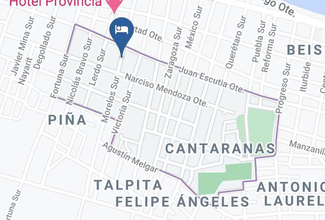 Tuxpan - Hotel Del Angel Maps
