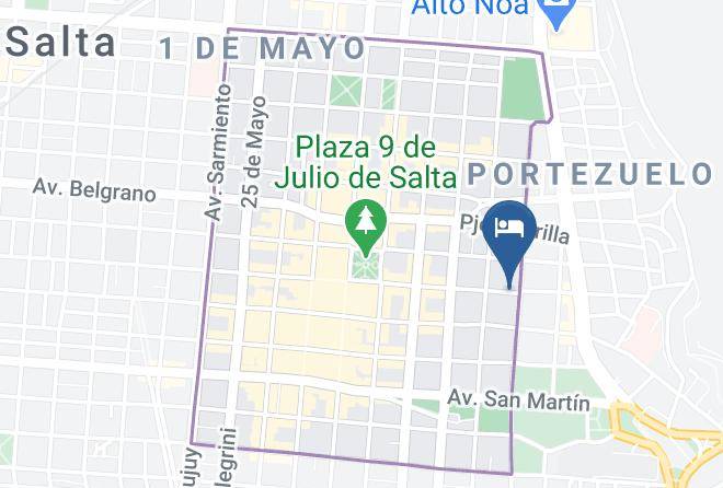 Salta - Hotel Del Antiguo Convento Maps