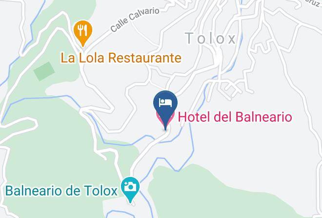 Hotel Del Balneario Map